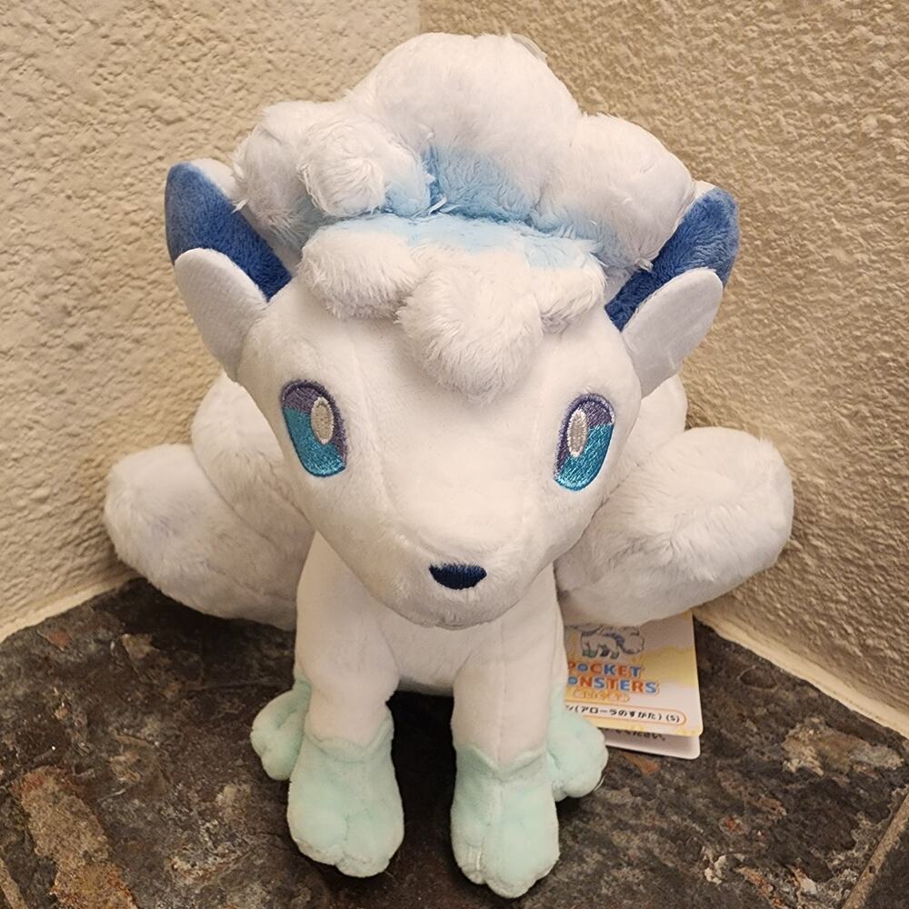 Plush - Alolan Vulpix, 7-inch (NEW) - Pokemon - Nintendo - Sanei